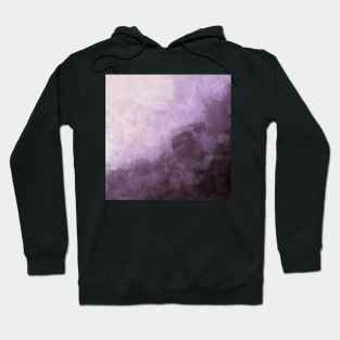 Purple Watercolor Cloud Painting Hoodie